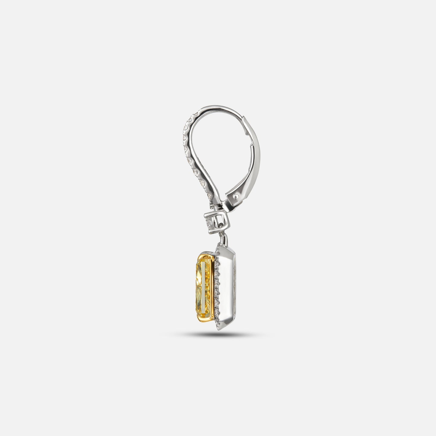 Yellow Sapphire Earring