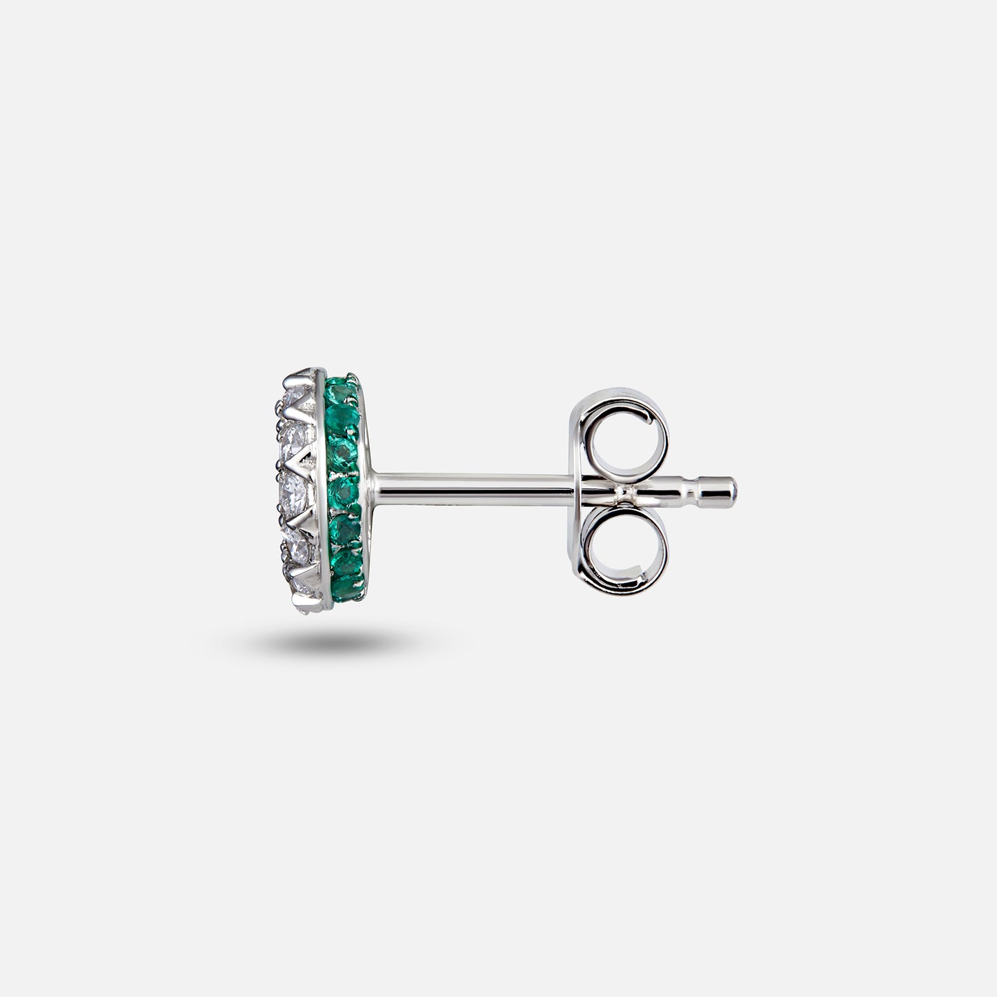 Elite Emerald & Diamond Studs