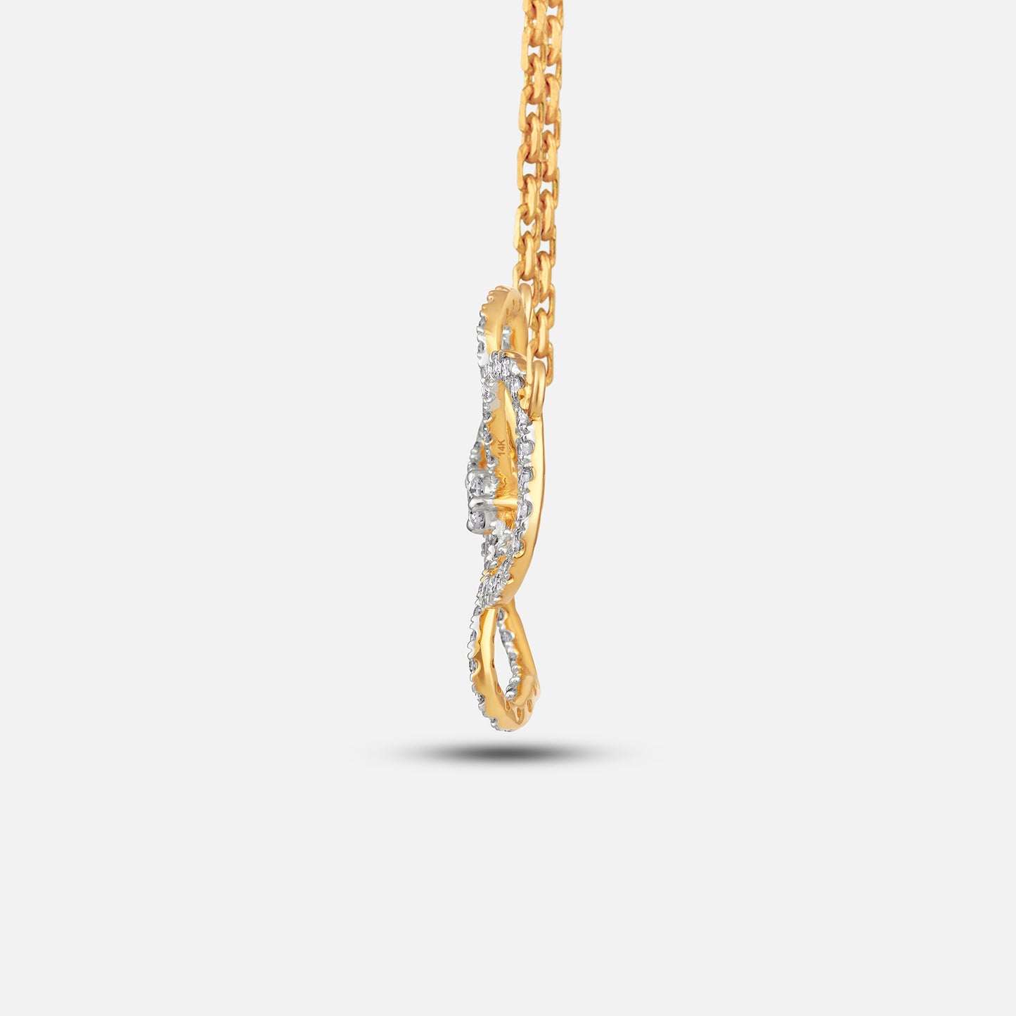 Diamond Clover Pendant