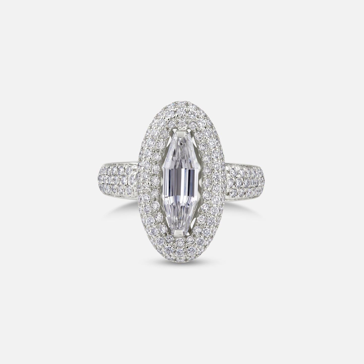 Moonstone Mirror Ring