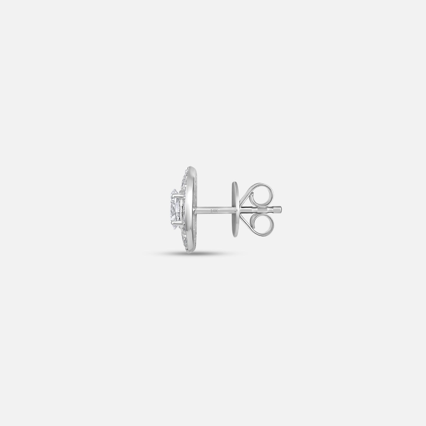 The Half Moon Shield Earring