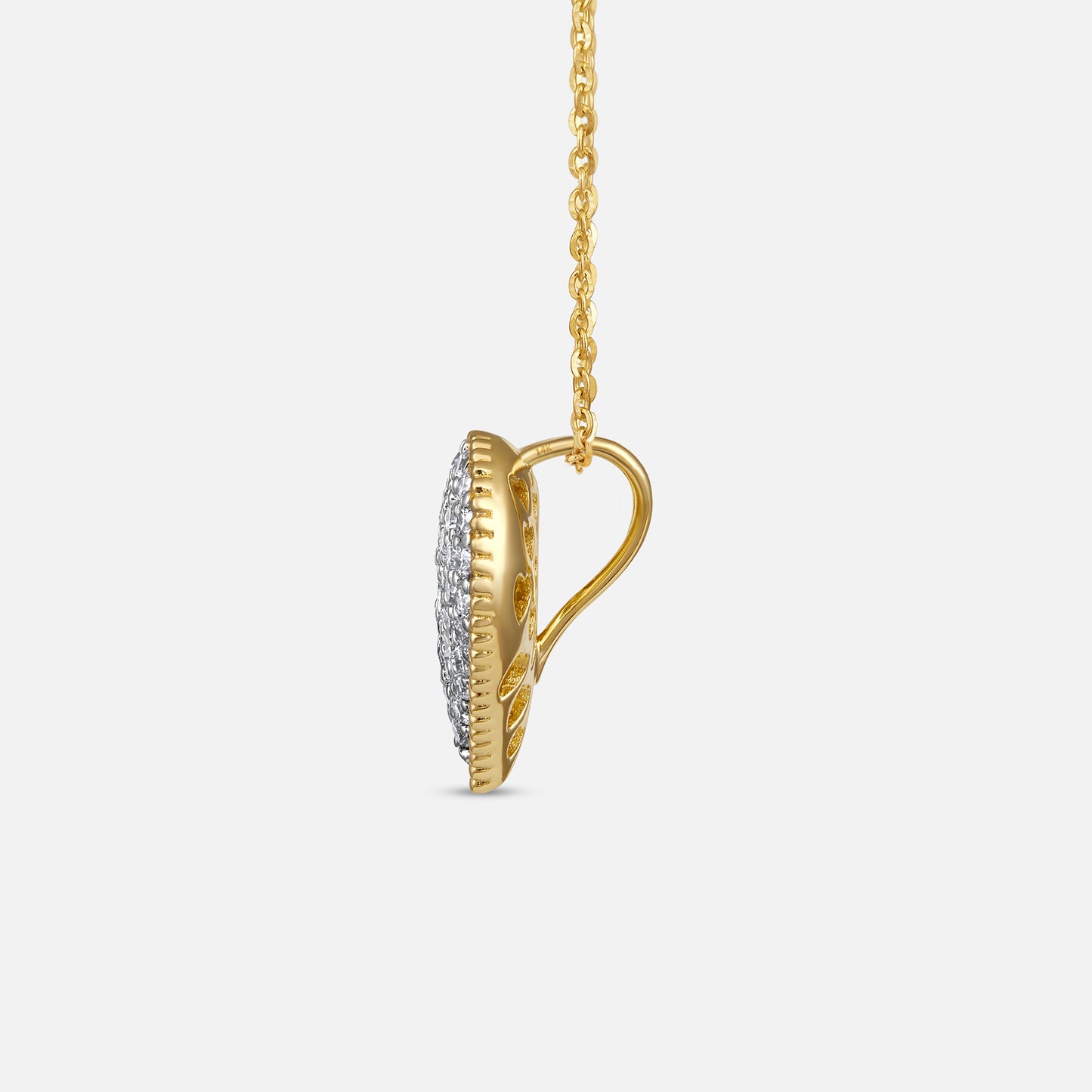 Signature Pavé Heart Pendant