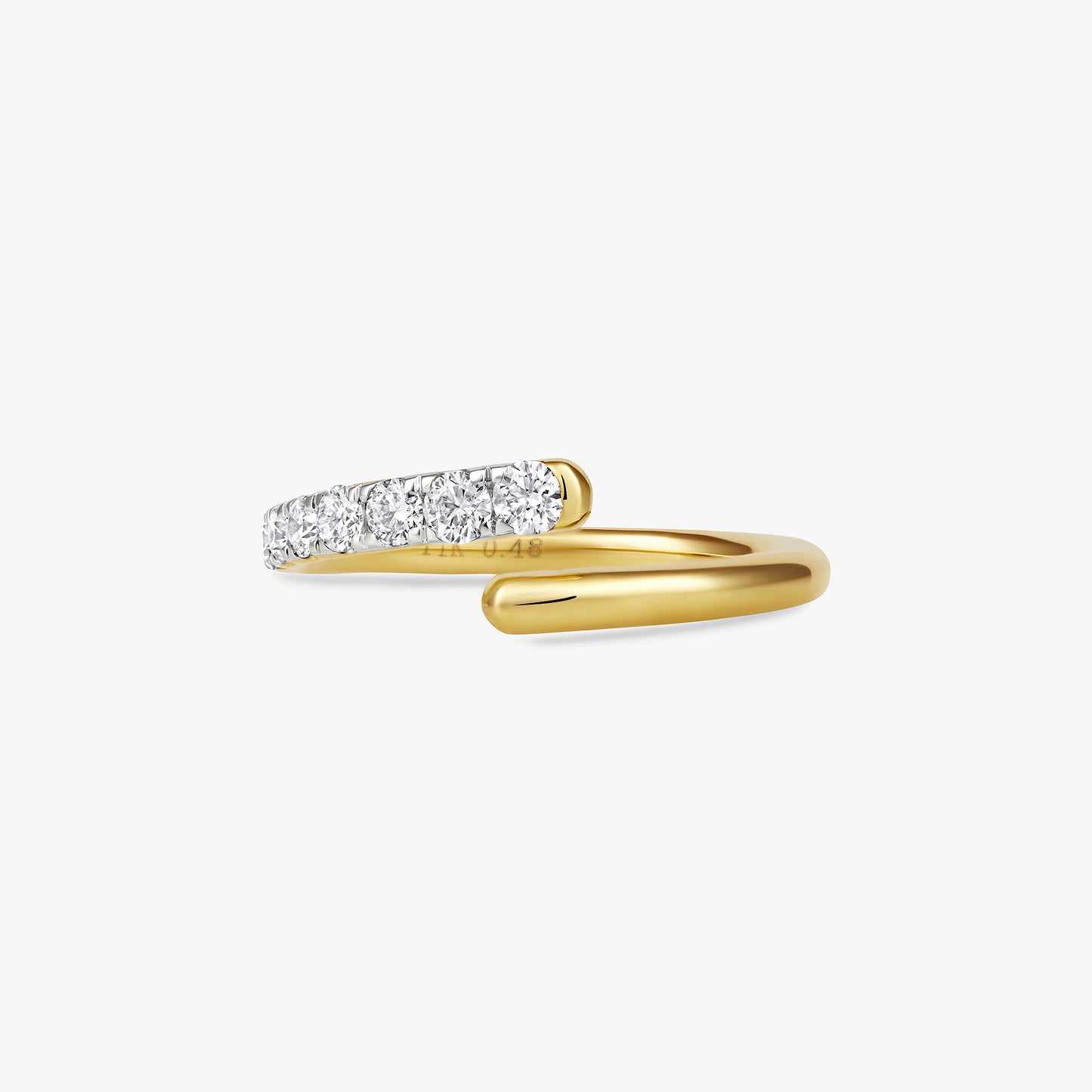 Twisted Radiance Diamond Ring
