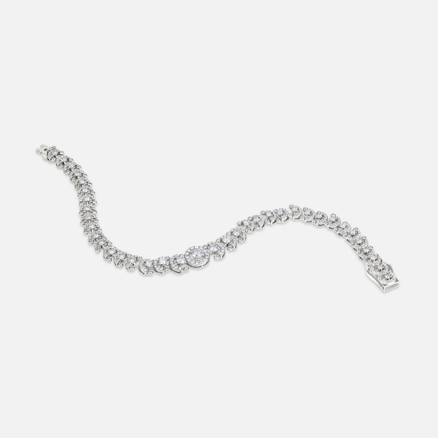 Crown Radiance Tennis Bracelet
