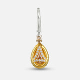 YELLOW SAPPHIRE PAIR SHAPE EARRING