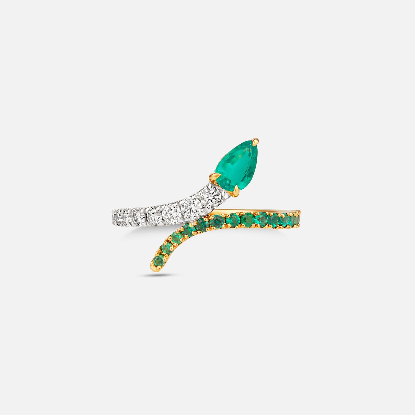 Leafline Curve Ring
