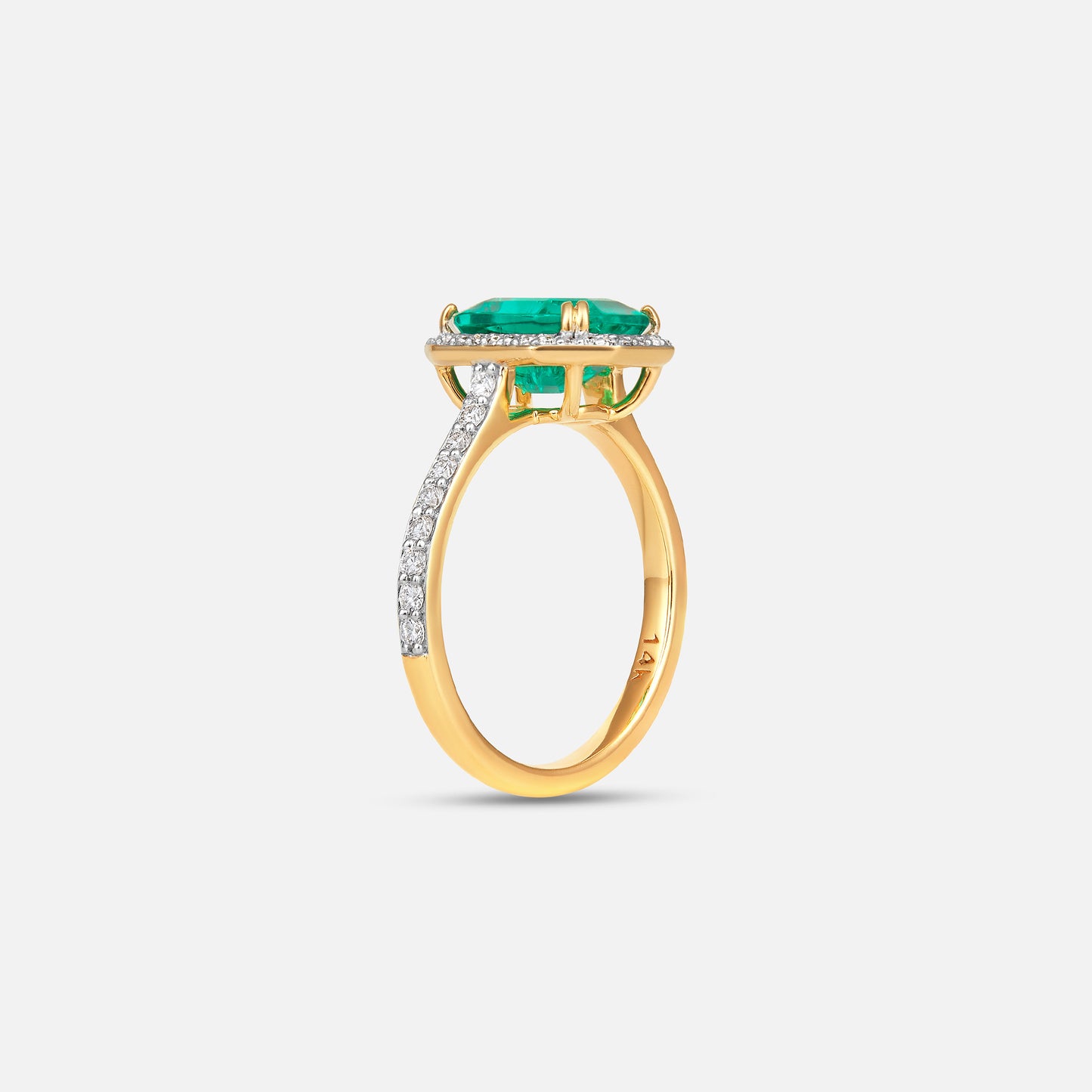Green Monarch Ring