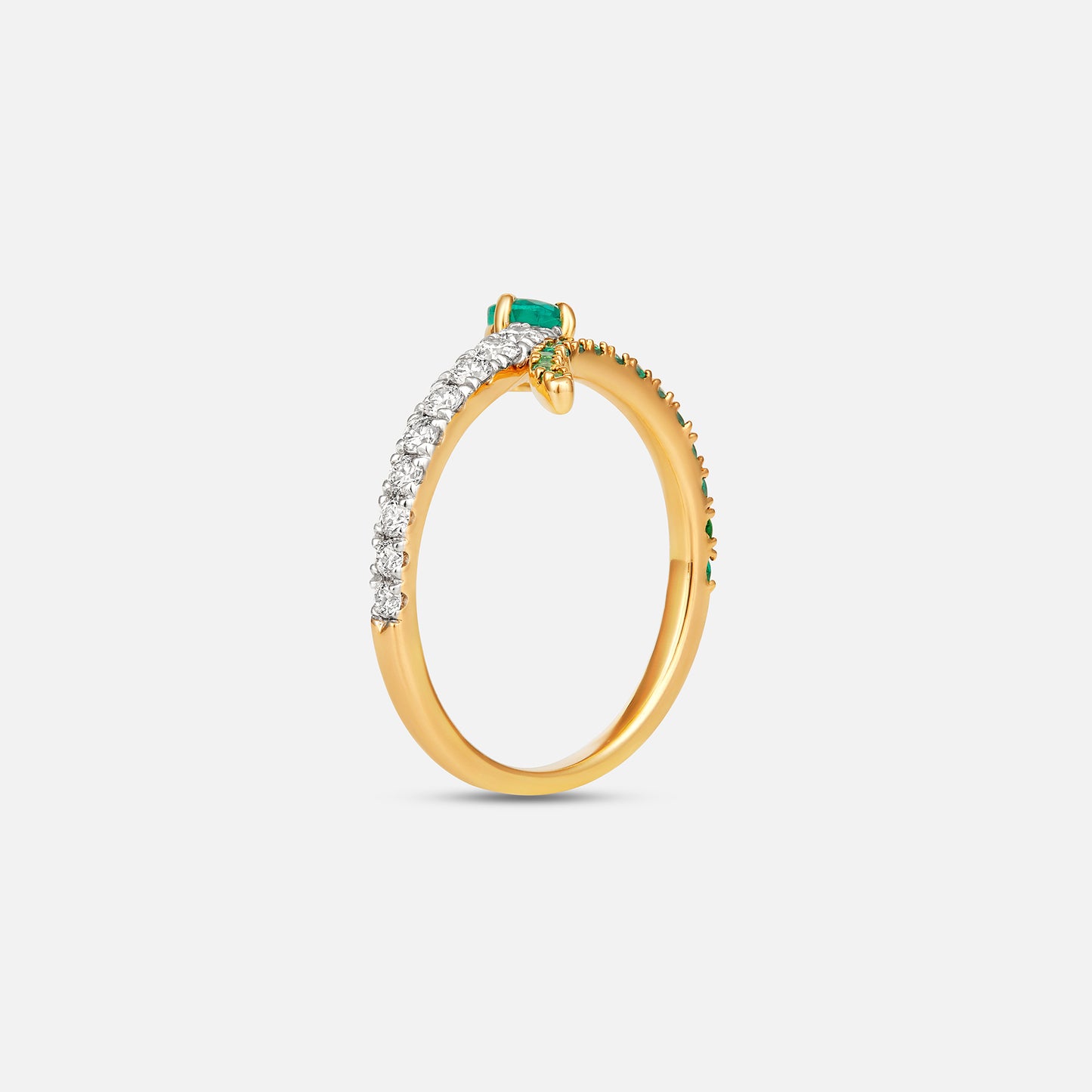Leafline Curve Ring