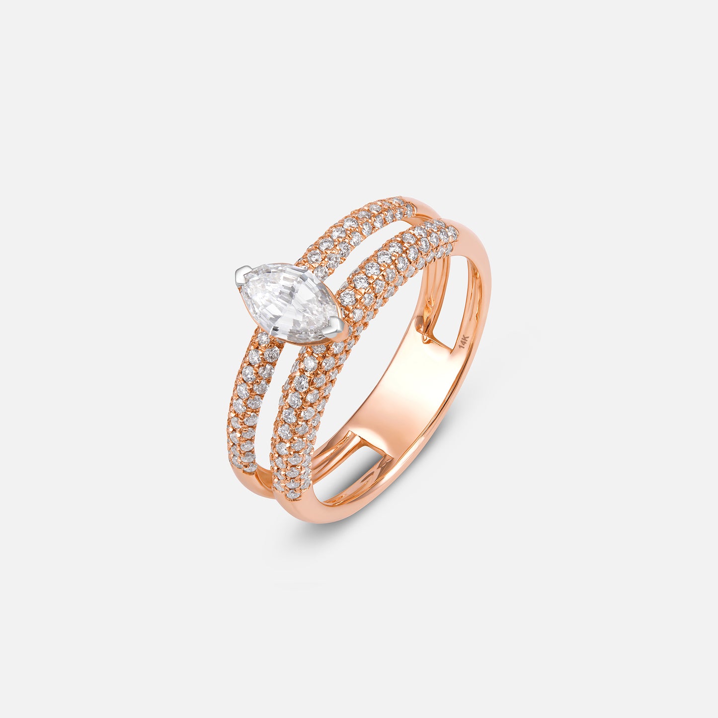 Elara Essence Split Ring