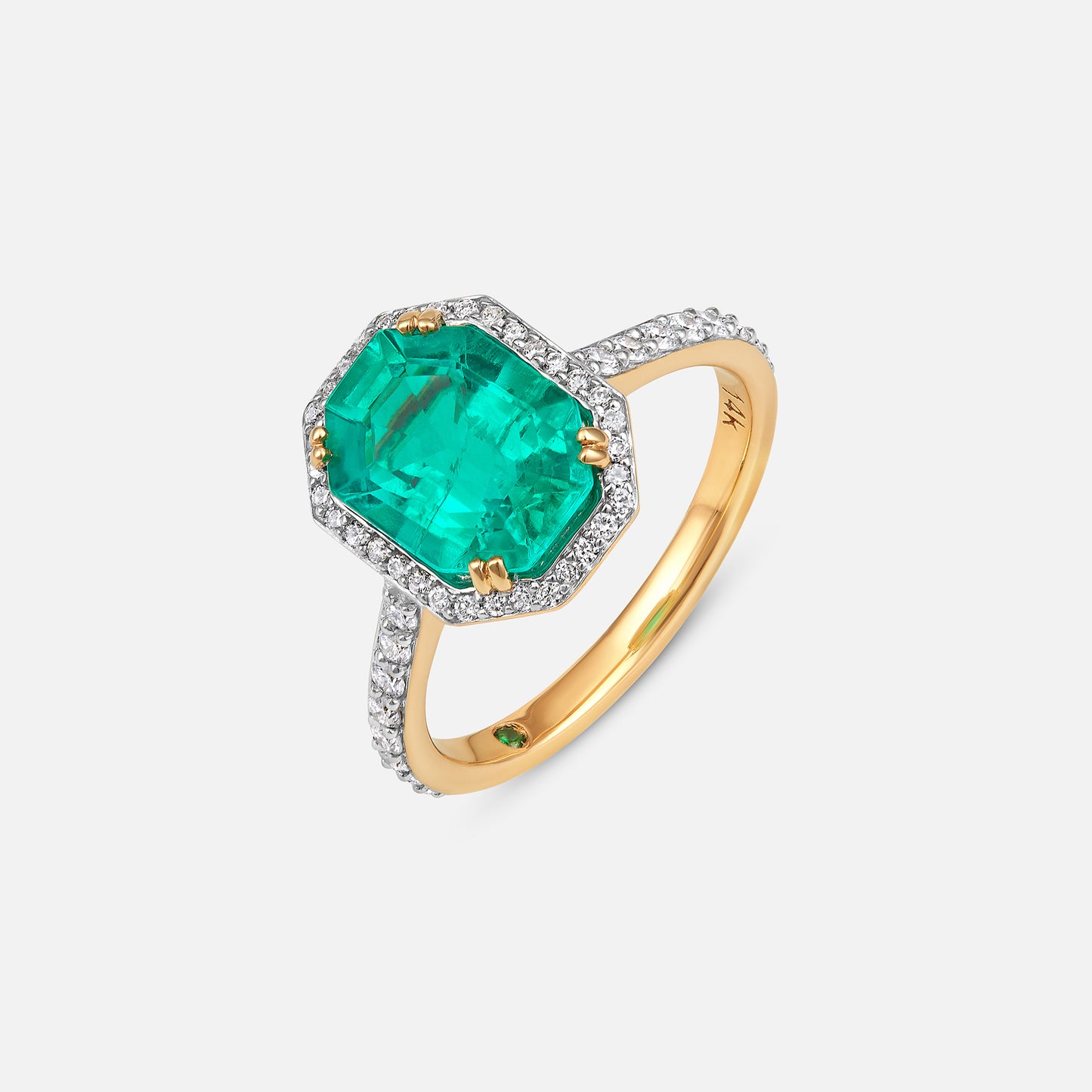 Green Monarch Ring