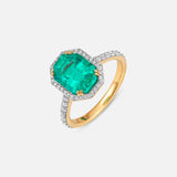 Green Monarch Ring