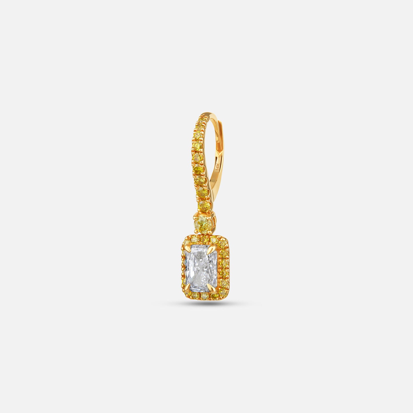 Gold Prism Dangle