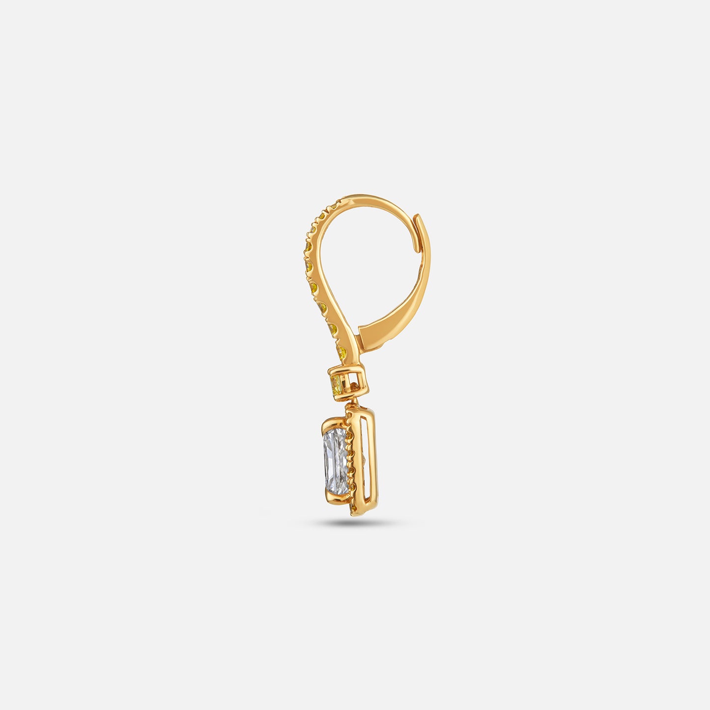 Gold Prism Dangle