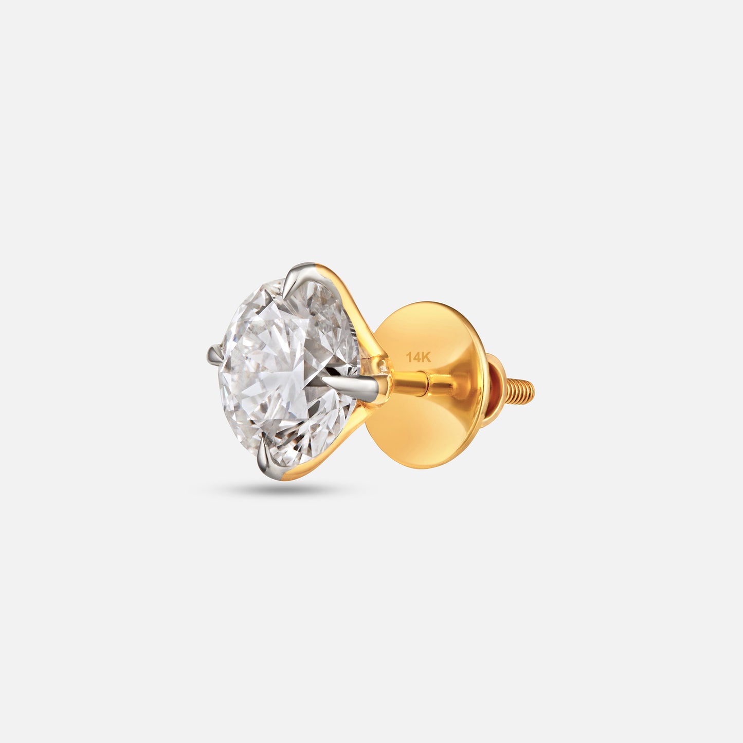 Diamond Bolt earring
