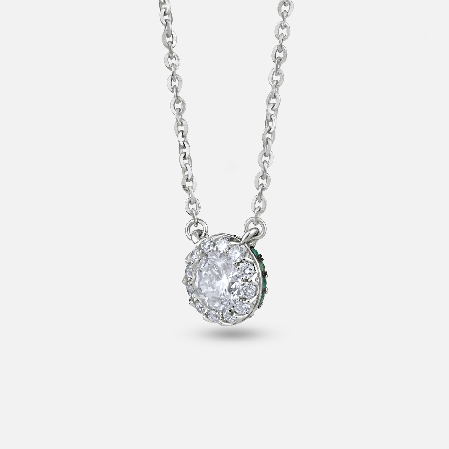 Elite Emerald & Diamond Pendant