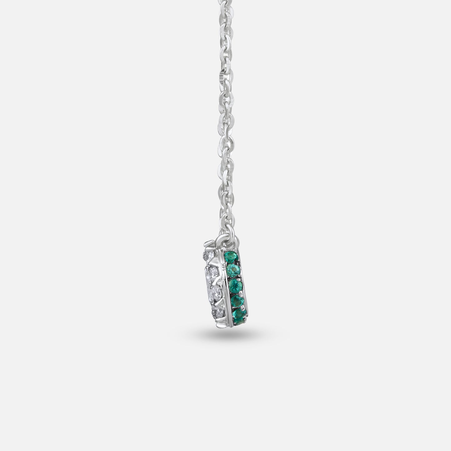 Elite Emerald & Diamond Pendant