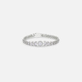 Crown Radiance Tennis Bracelet