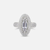 Moonstone Mirror Ring