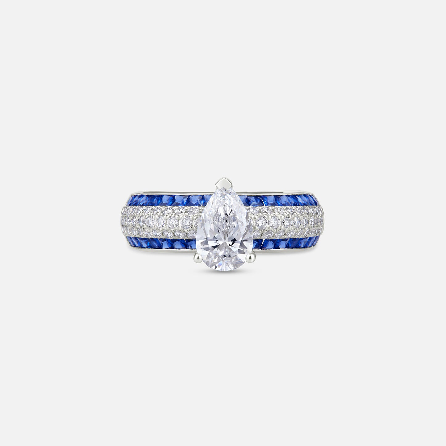 Ocean Crown Wave ring