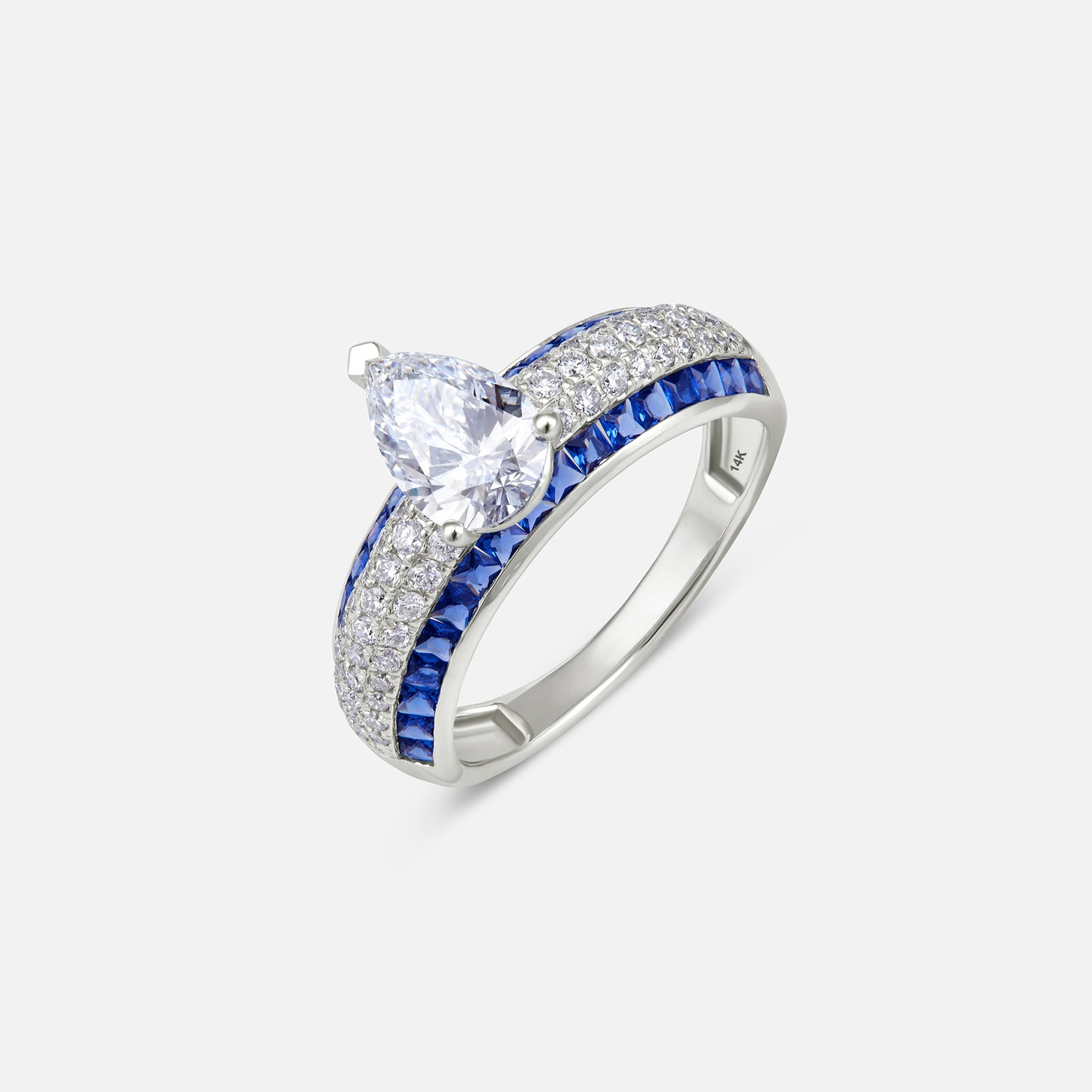 Ocean Crown Wave ring
