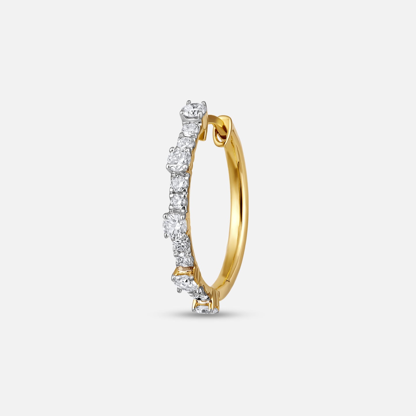 Valencia Diamond Hoop Earrings