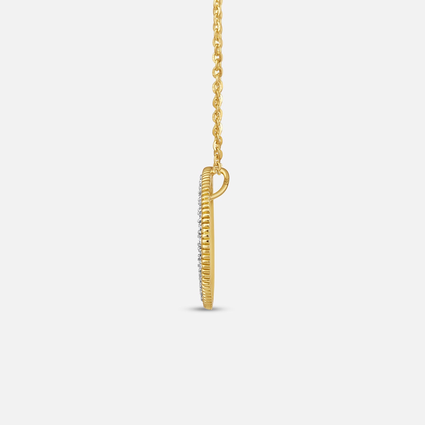 Orlina Circle Diamond Pendant