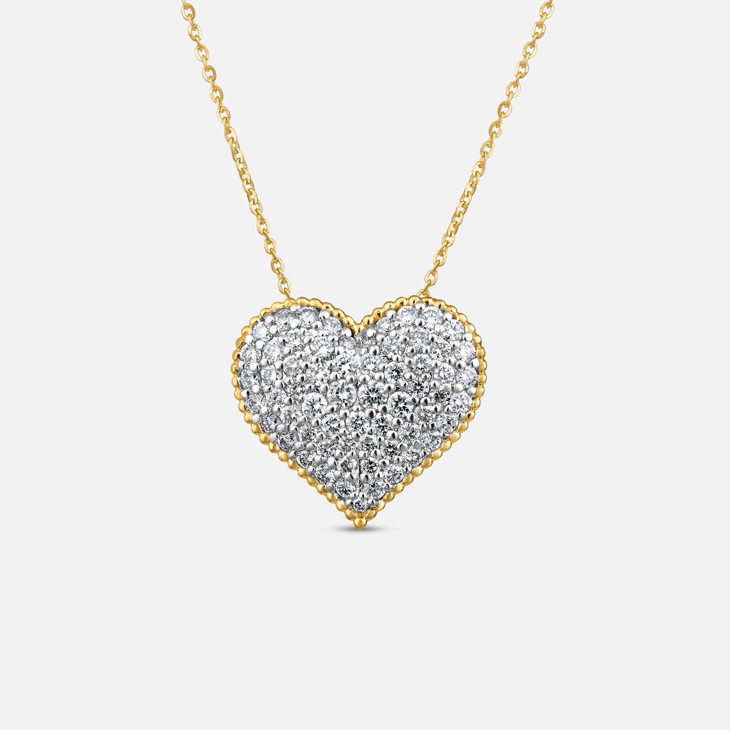 Signature Pavé Heart Pendant