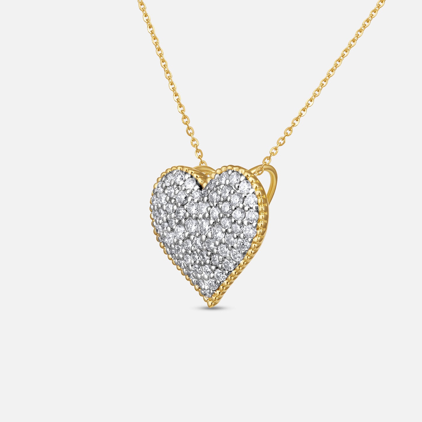 Signature Pavé Heart Pendant