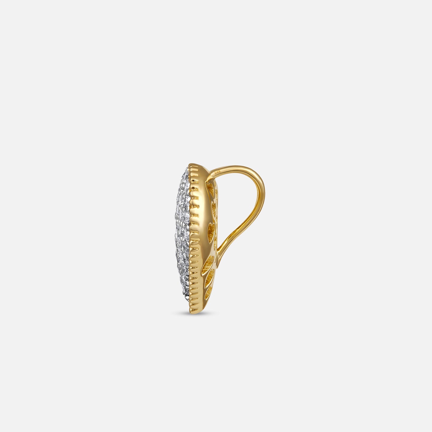 Signature Pavé Heart Pendant