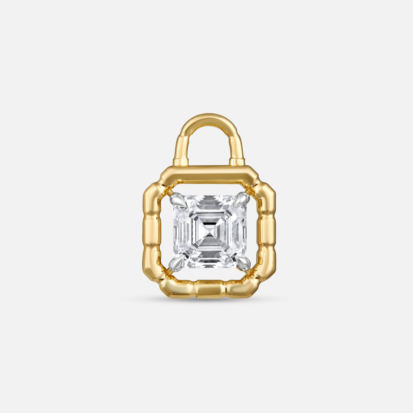 The Monarch Asscher Lock Pendant