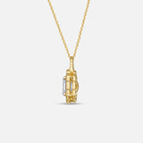 The Monarch Asscher Lock Pendant