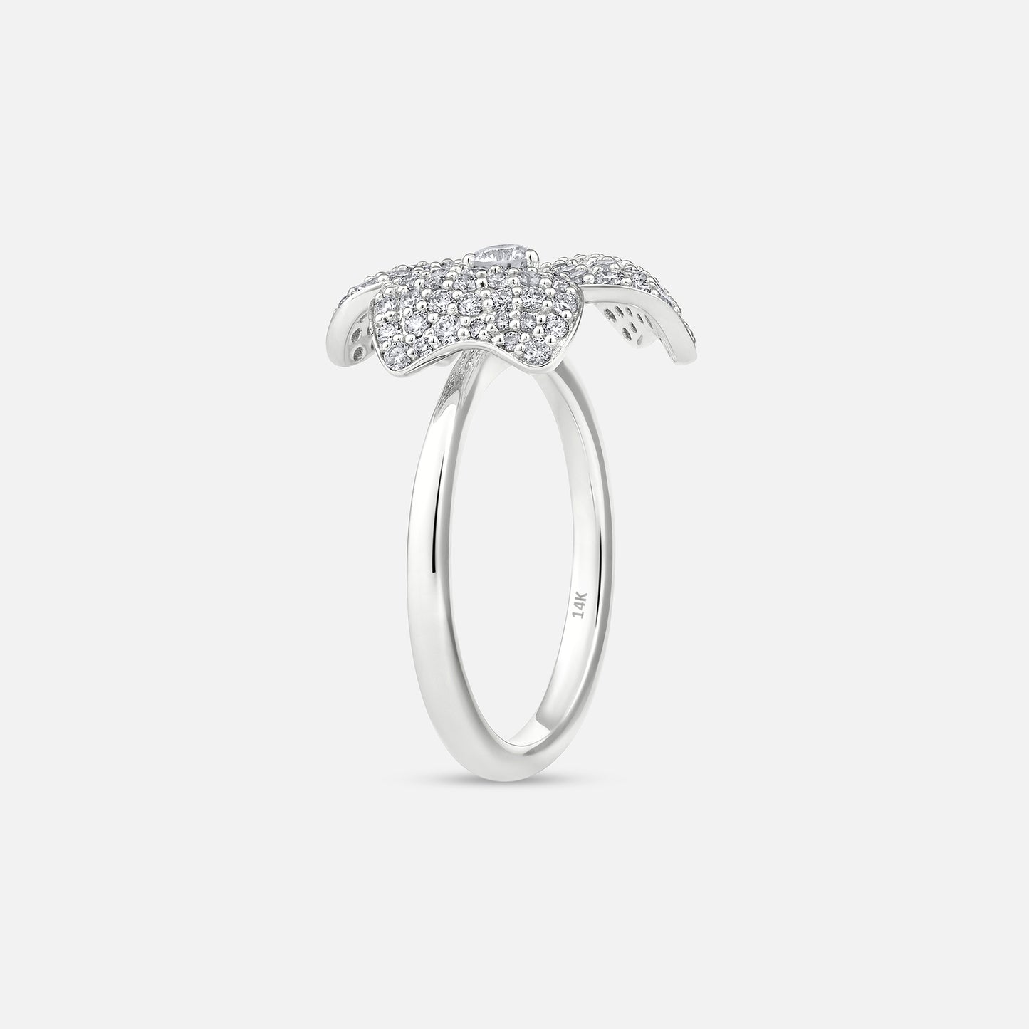 Diamond Blossom Ring
