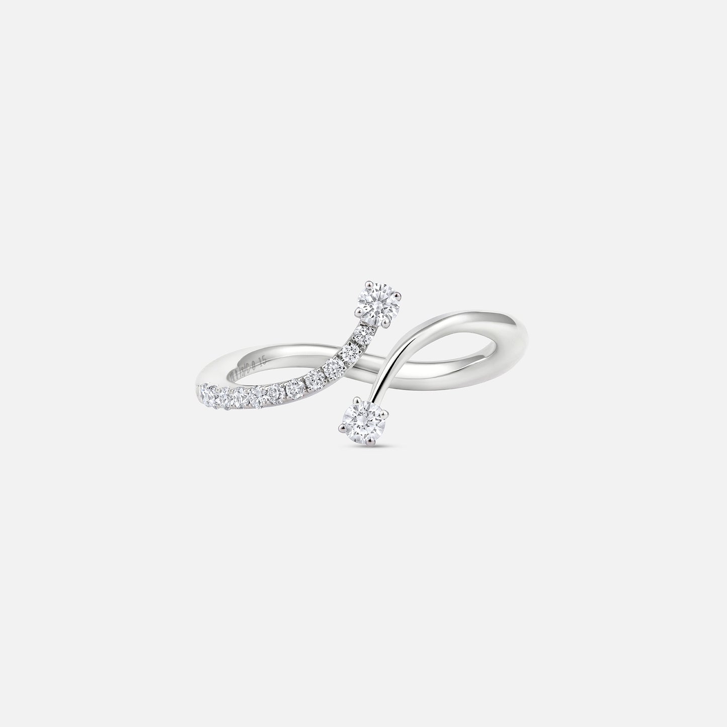Twin Spark Diamond Ring