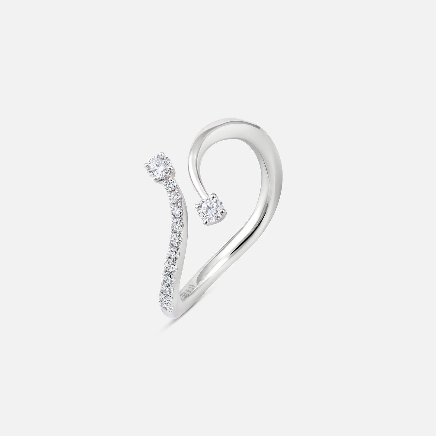 Twin Spark Diamond Ring