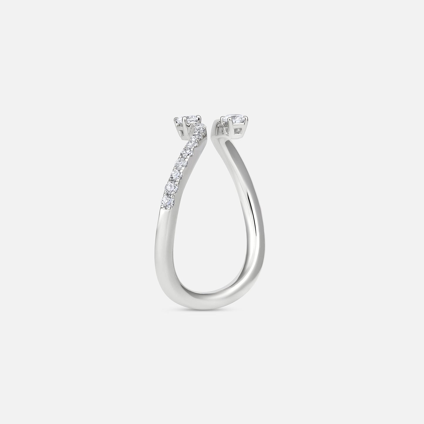 Twin Spark Diamond Ring