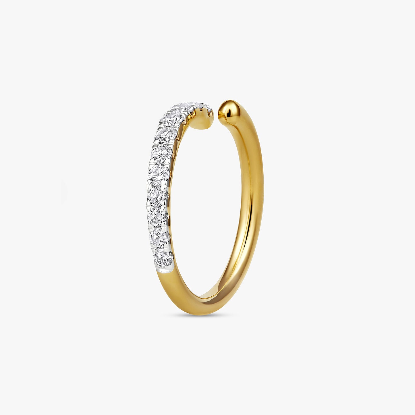 Twisted Radiance Diamond Ring