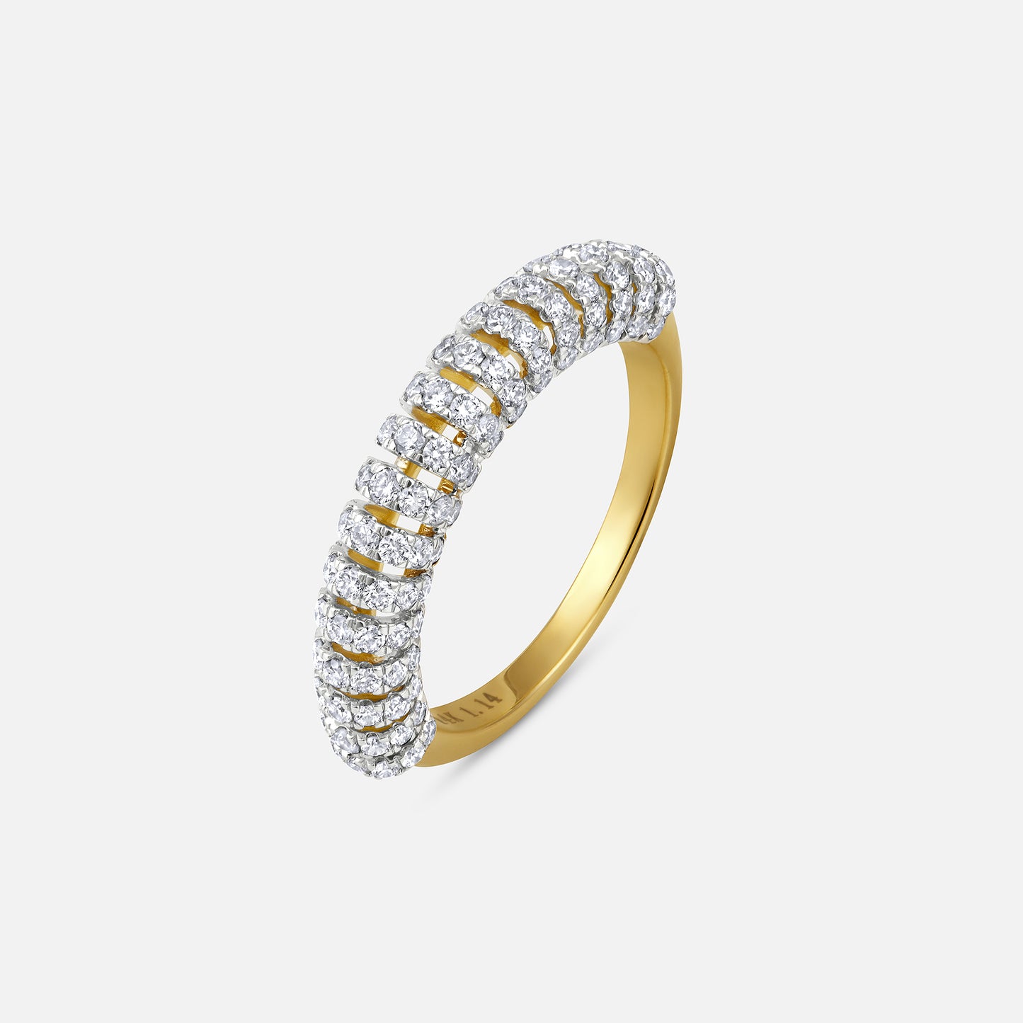 Étoile Pavé Diamond Ring