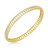 Light Weight Round Diamond Bangle