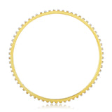 Light Weight Round Diamond Bangle