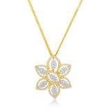 Designer Flower Petal Pendant