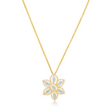Designer Flower Petal Pendant