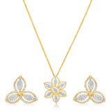 Designer Flower Petal Pendant