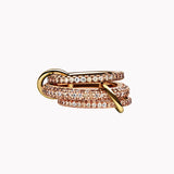 Drop shape Cluster Diamond Ring